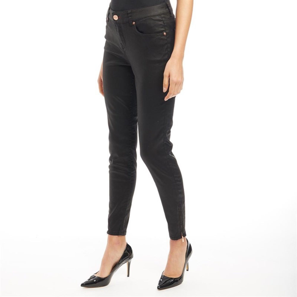 Ted Baker Dalilah Wax Coated Skinny Jeans